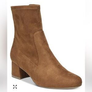 Naturalizer Brown Suede Heeled Boots
